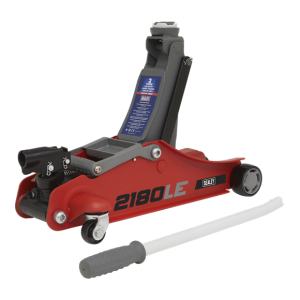 2-Tonne Low Profile Trolley Jack with 180° Swivel Handle