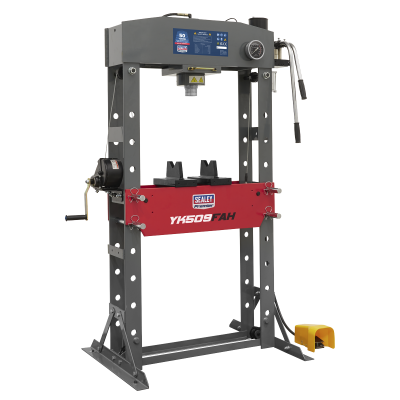 50 Tonne Premier Heavy-Duty Floor Type Air/Hydraulic Press with Foot Pedal