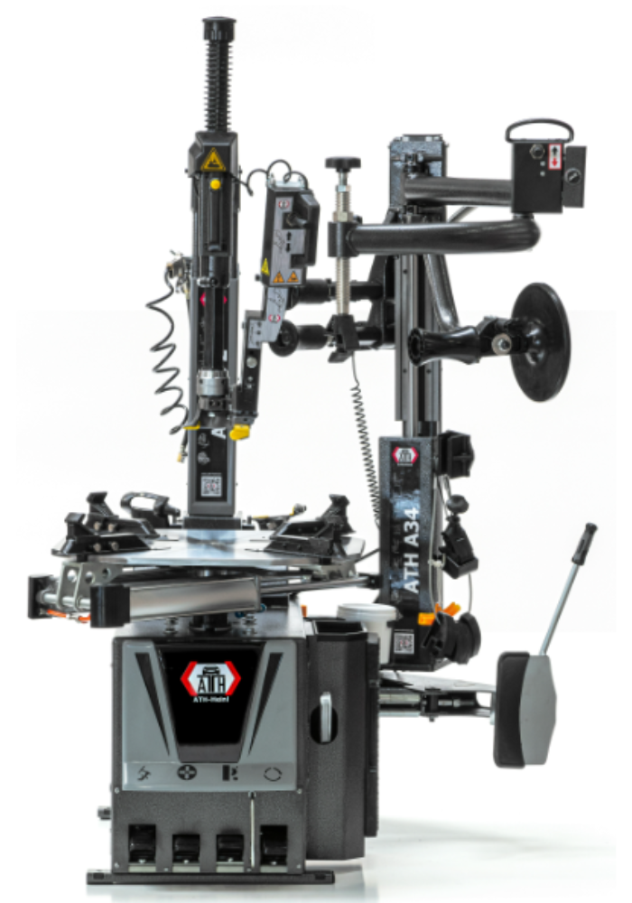 ATH M72 + A34 PLUS WDK Tyre Changer – WDK-Certified Run-Flat & UHP Tyre Changer (14"–28")
