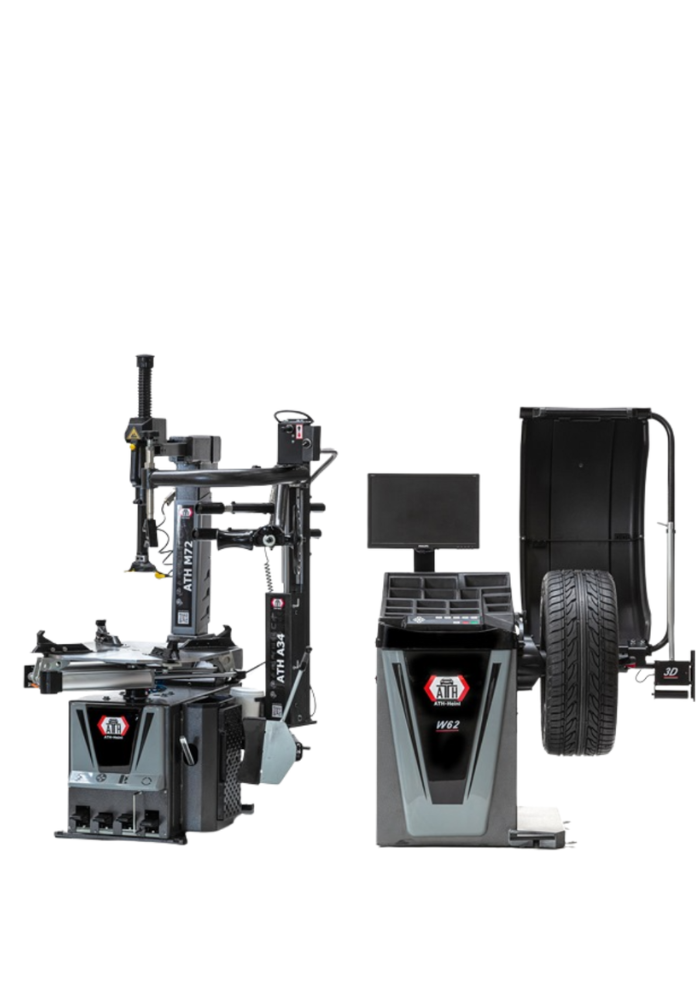 ATH Heinl Tyre Package (Includes ATH M72 + A34 Tyre Changer & ATH W62 LCD 3D Wheel Balancer)