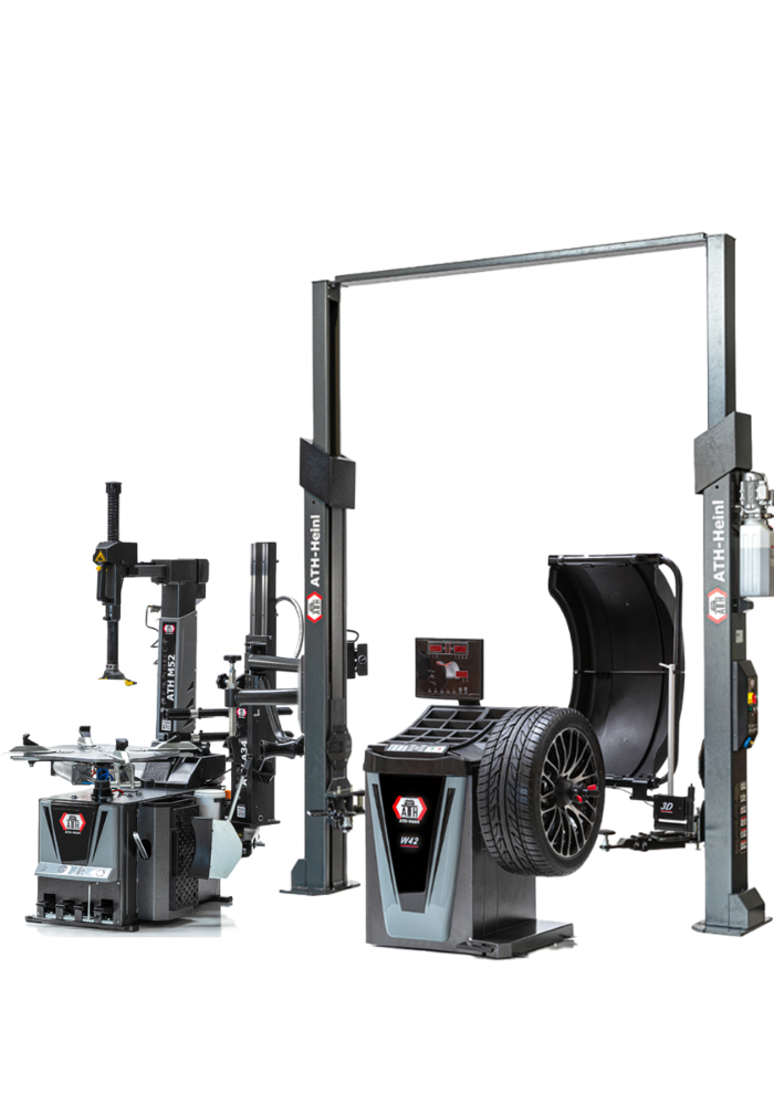 ATH Heinl Workshop Equipment Package (Includes ATH M52 + A34 Tyre Changer, ATH W42 LED 3D Wheel Balancer & ATH Comfort Lift 2.40XL)